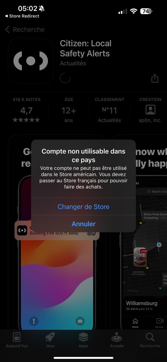 gregory_a_b's tweet photo. @saamyy314 @frenchbestof @_IDVL Il est possible de changer le pays de son compte mais ça demande un moyen de paiement comme « preuve » que tu est bien dans la zone dite https://t.co/4dChWY82tS