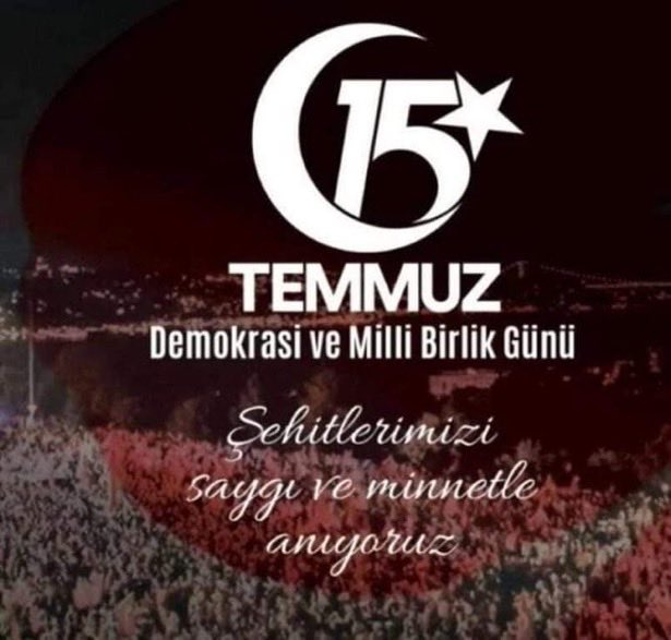 #15Temmuz Fedakarlıkla, cesaretle milletçe yazdığımız destanı yeniden hatırlama zamanı, demokrasi ve egemenliğimizin zaferi #15Temmuz Demokrasi ve Milli Birlik günümüzü kutluyor, tüm şehit ve gazilerimizi rahmet ve saygıyla anıyorum.
#DemokrasiveMilliBirlikGünü
#15TemmuzuUnutma