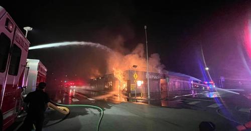 MissionaryGame1's tweet photo. On July 4th, an arsonist lit a fire burning Army Surplus to the ground, which is owned by Cornel Rasor, President of Missionary Gamer Ministry and an elder of Kootenai Community Church.  (More in comments) https://t.co/RTIaWycJsv