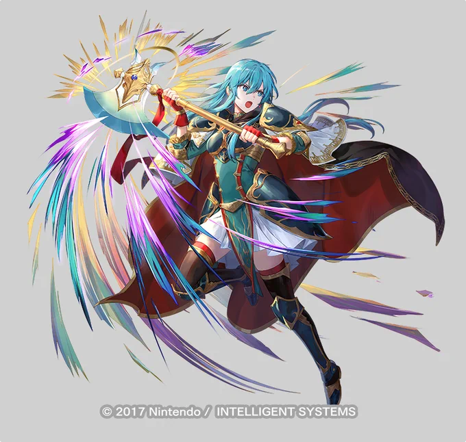 【ファイアーエムブレム ヒーローズ】にて聖魔の光石より、響心英雄「優しき決意の王女 エイリーク」を描かせていただきました。よろしくお願いします! #FEヒーローズ #FEHeroes  
