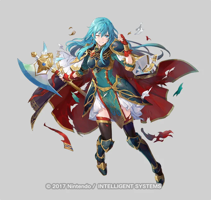 【ファイアーエムブレム ヒーローズ】にて聖魔の光石より、響心英雄「優しき決意の王女 エイリーク」を描かせていただきました。よろしくお願いします! #FEヒーローズ #FEHeroes  