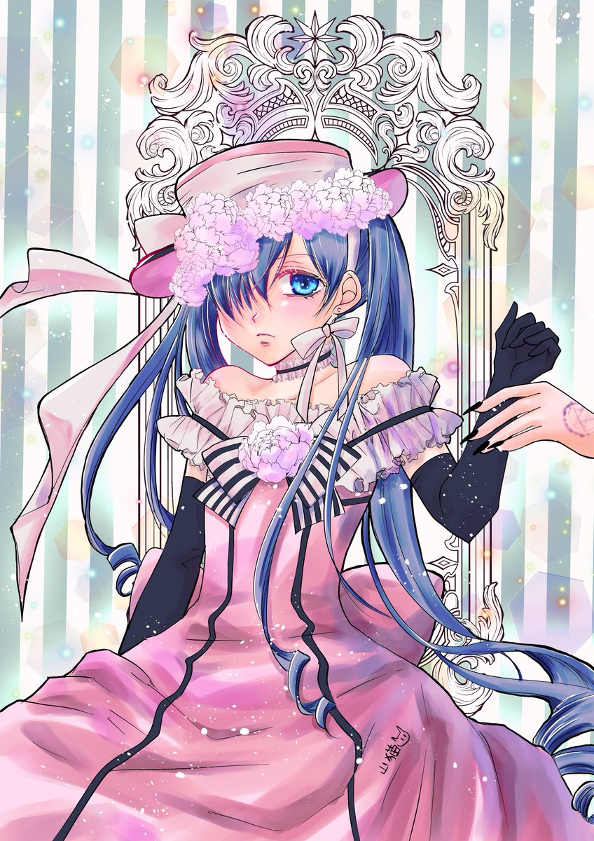 シエル🎩🌸
駒鳥可愛いよ〜。

まだまだ描きなれない💦
もっと描かねば〜😂