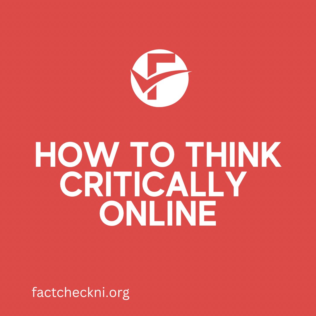 FactCheckNI's tweet photo. Being online during major social and political events is overwhelming. 

Here, we give you a step by step guide to how to engage with the huge amounts of information, we’re all being exposed to. https://t.co/39d79upeRw