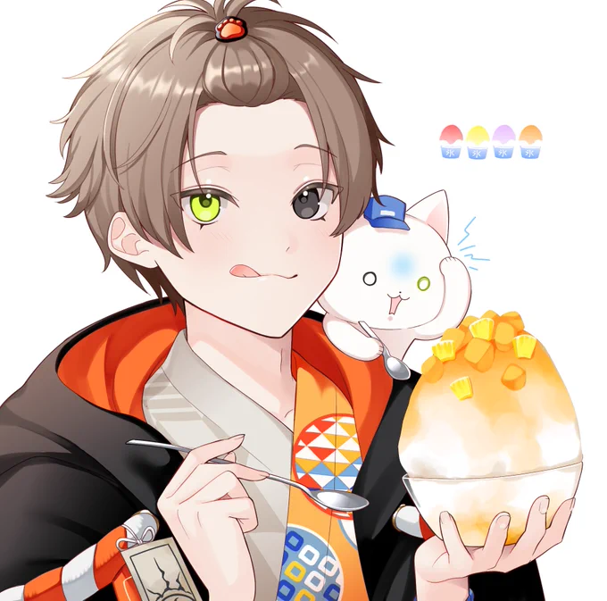 かき氷 #AlbanKnoxArt