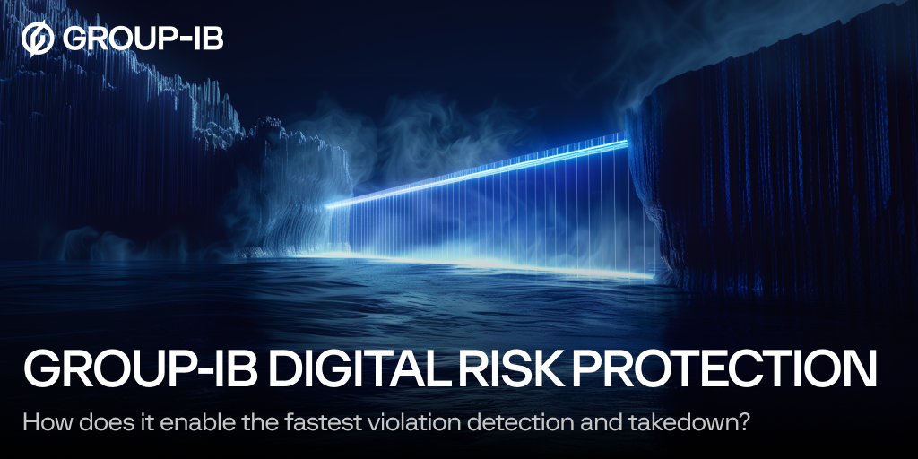 GroupIB's tweet image. Expanding your digital footprint increases #cyberrisks. Can you handle a major disruption? Discover how Group-IB’s #DigitalRiskProtection monitors, detects, and takes down threats in real time. Curious how it works? Read our blog: bit.ly/3y52d7h.  #CyberSecurity