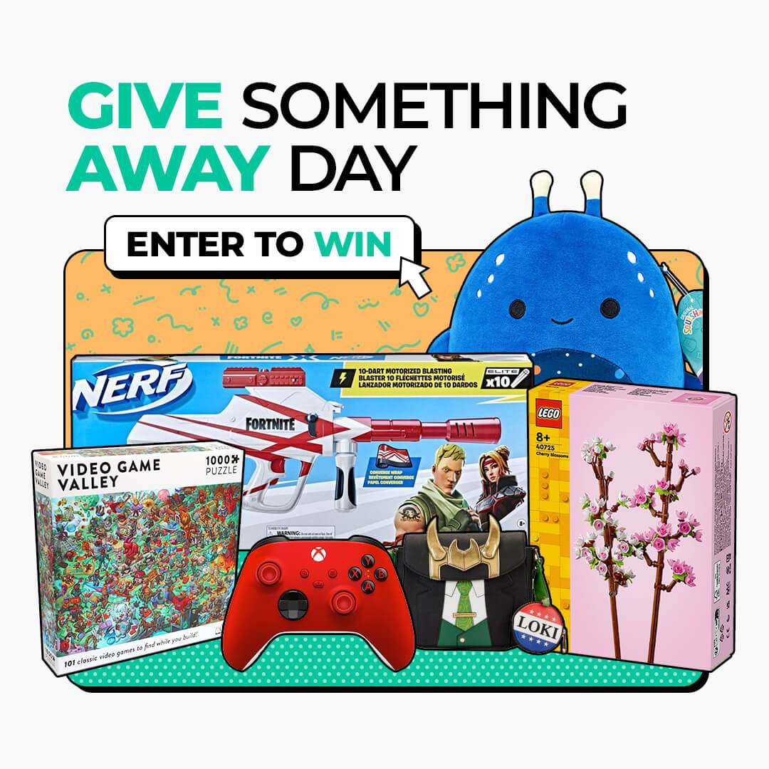 It's #GiveSomethingAwayDay! 🎁🎉

To enter for a chance to #win this bundle of goodies: 
🤝 Follow us @gamedigital 
👍 Like this post  
🔁 Hit repost  

T&amp;Cs Apply: game-digital.visitlink.me/qfB1K4 Ends: 11:59am BST 29/07/24 18+ UK only