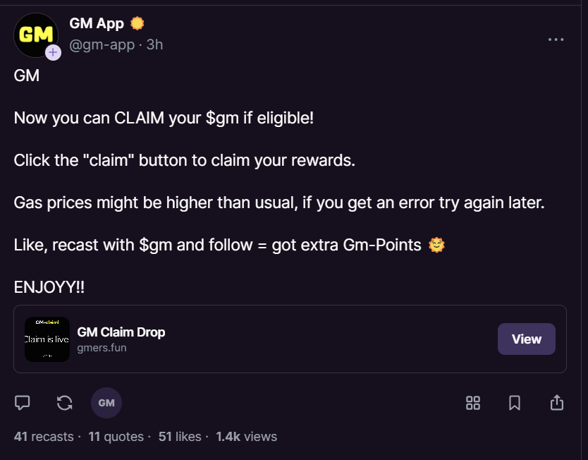 اسکم 🚨🚨
این اکانتی که کوت کردم رو ریپورت کنید و به هیچ عنوان به سایتش والت وصل نکنید که خالی میشه والتتون 

warpcast.com/missangel/0x01…