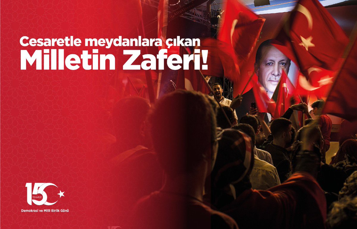 jandarma's tweet photo. Cesaretle meydanlara çıkan Milletin Zaferi!🇹🇷

#15Temmuz https://t.co/ksVl3IPxQH