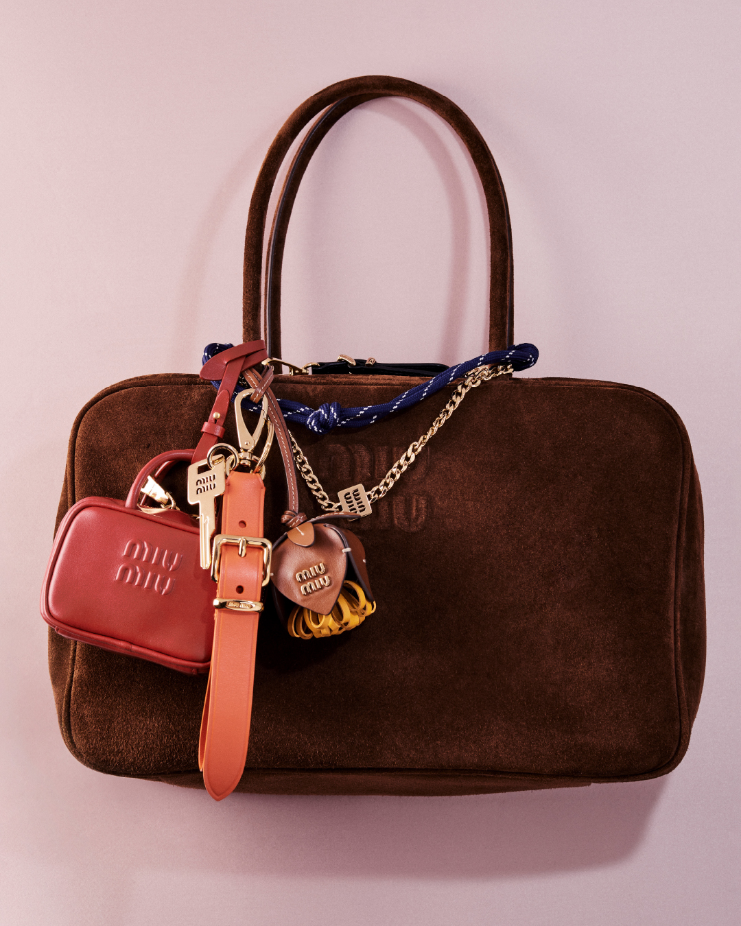 存在感抜群★ miumiu LARGE BEAU BAG Women's Leather Beau bag | MIU MIU | 24S