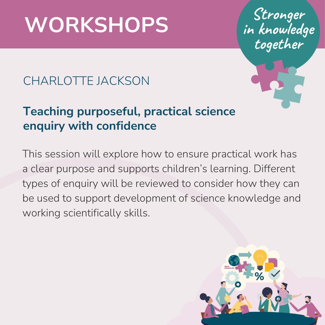 HFL_Education's tweet image. A sneak peek into workshops 13-15 at our 2024 September Primary INSET!

Including promoting teacher confidence in the delivery of practical science lessons and exploring effective techniques for assessing pupils' understanding.

Book now: hfl.mobi/PIorg

#INSET #Primary