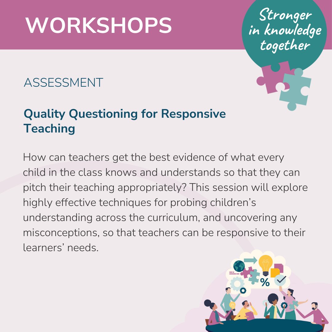 HFL_Education's tweet image. A sneak peek into workshops 13-15 at our 2024 September Primary INSET!

Including promoting teacher confidence in the delivery of practical science lessons and exploring effective techniques for assessing pupils' understanding.

Book now: hfl.mobi/PIorg

#INSET #Primary