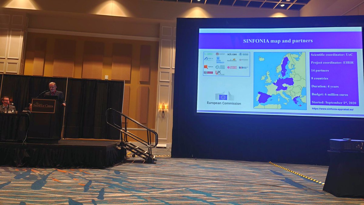 EIBIR_biomed's tweet photo. The @EIBIR coordinated #SINFONIA project was recently presented by at the #IRPA16 meeting in Orlando. The meeting brought together radiation safety professionals from around the world.

▶️Learn more here: https://t.co/fyxZOFzP32

@EU_H2020 https://t.co/opXXeYq7Eg