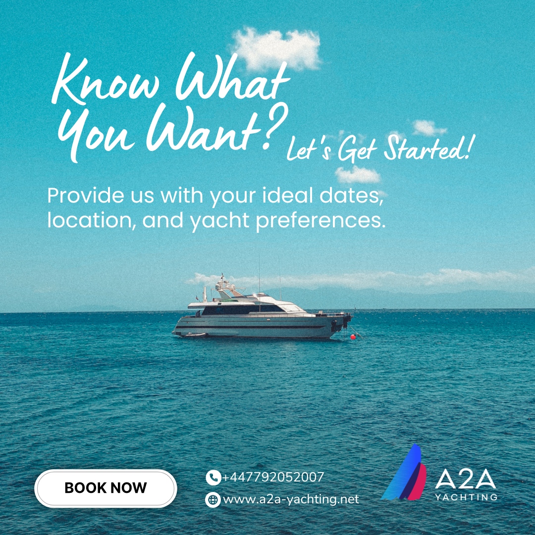 A2AYACHTING's tweet photo. 📅🚤 Know What You Want? Let's Get Started!

Share your ideal dates, location, and yacht preferences with us, and we'll make your dream sailing adventure a reality.

Ready to plan the perfect getaway?

#YachtPlanning #DreamVacation https://t.co/sAazKR9ChU