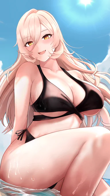 暑いからみんな水着になればいいよ...③ #ソシ絵ール