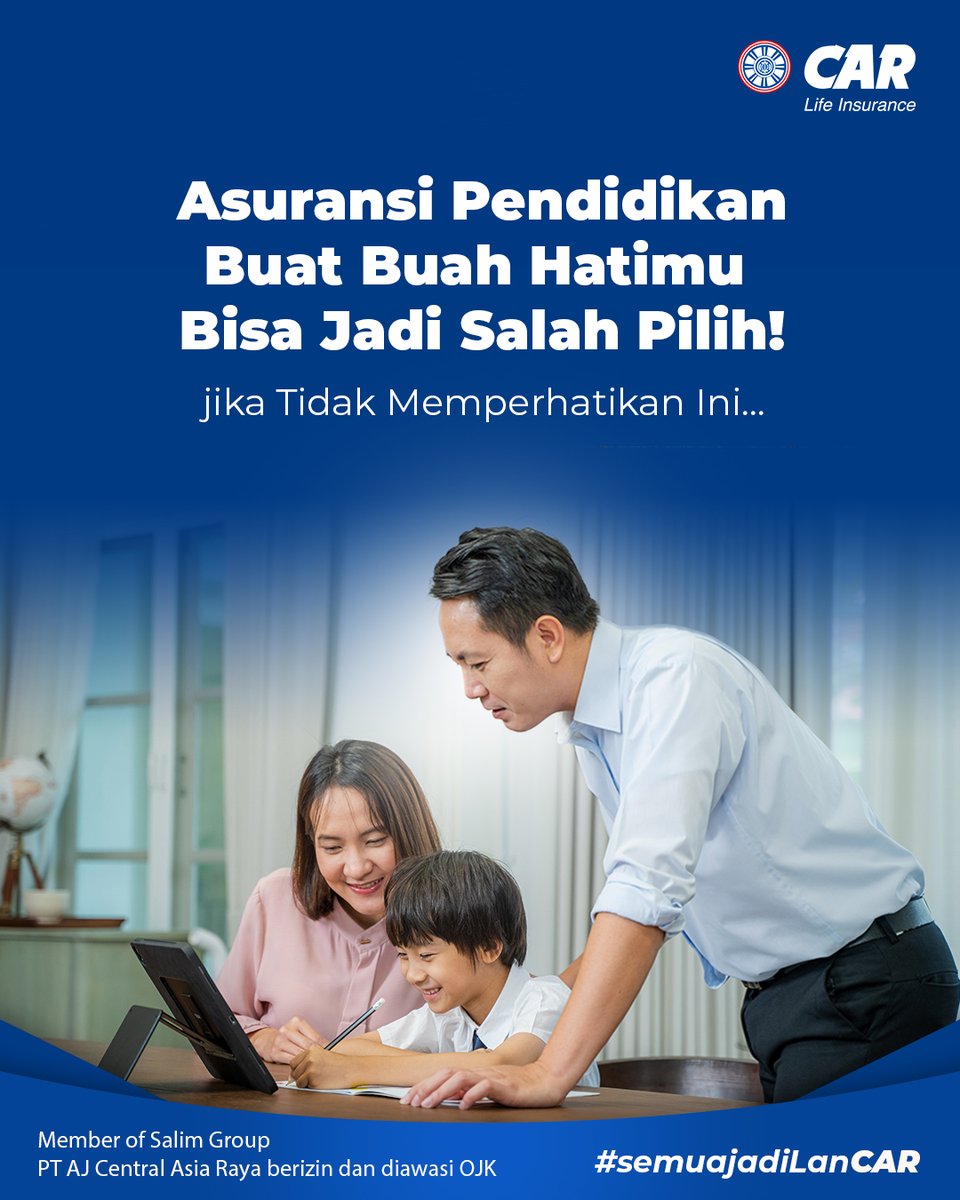 CARLife_ID's tweet photo. Membeli asuransi pendidikan nggak bisa asal pilih, loh!
Pastikan kamu cek semua poin penting ini biar nggak nyesel di kemudian hari. ππΈ
#CARLifeInsurance #semuajadiLanCAR #Pahamidanmilikiasuransi #AsuransiPendidikan #TipsAsuransi #OrangTuaBijak https://t.co/t8NpoFXm28