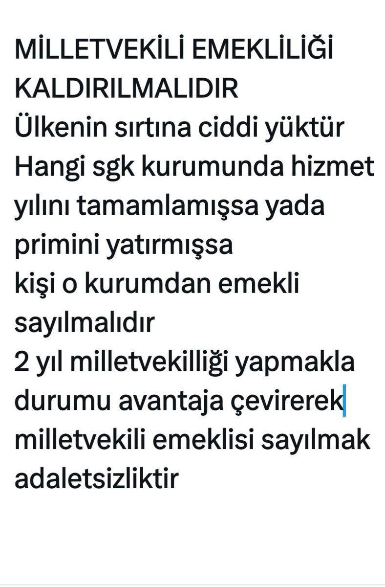 Milletvekilliği Meslek degildir.‼️‼️
#şimşekhızındaistifa