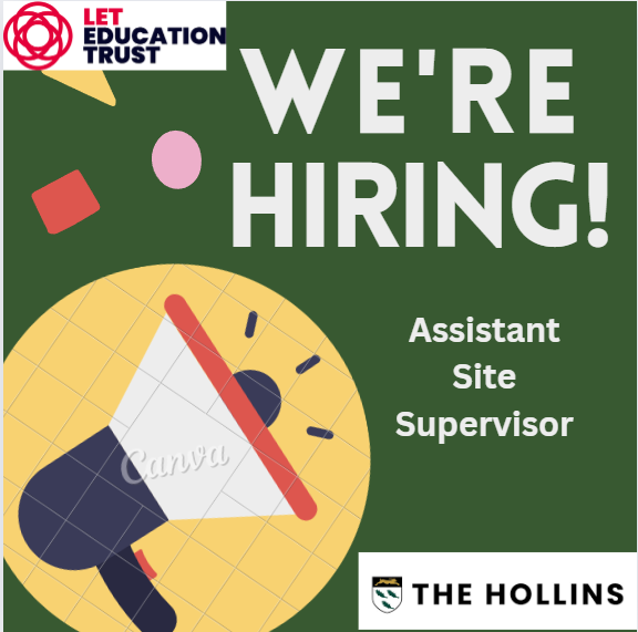 We're hiring!
please visit thehollins.com/our-school/vac… for more information