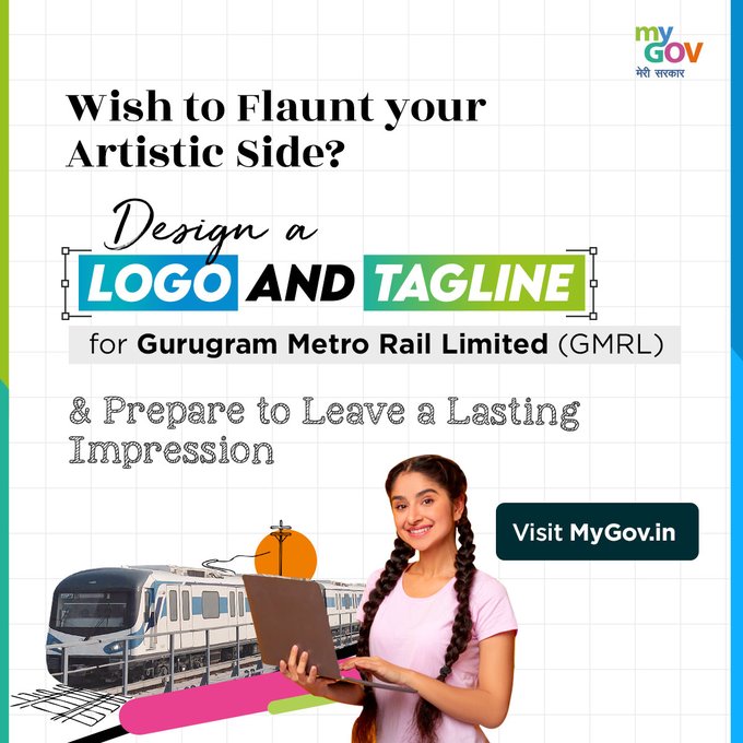 manipurmygov's tweet image. Attention designers!   Participate in the GMRL Logo &amp;amp; Tagline Contest and stand a chance to showcase your talent to millions  For more details, visit mygov.in/task/contest-d…… #DesignContest #MyGov