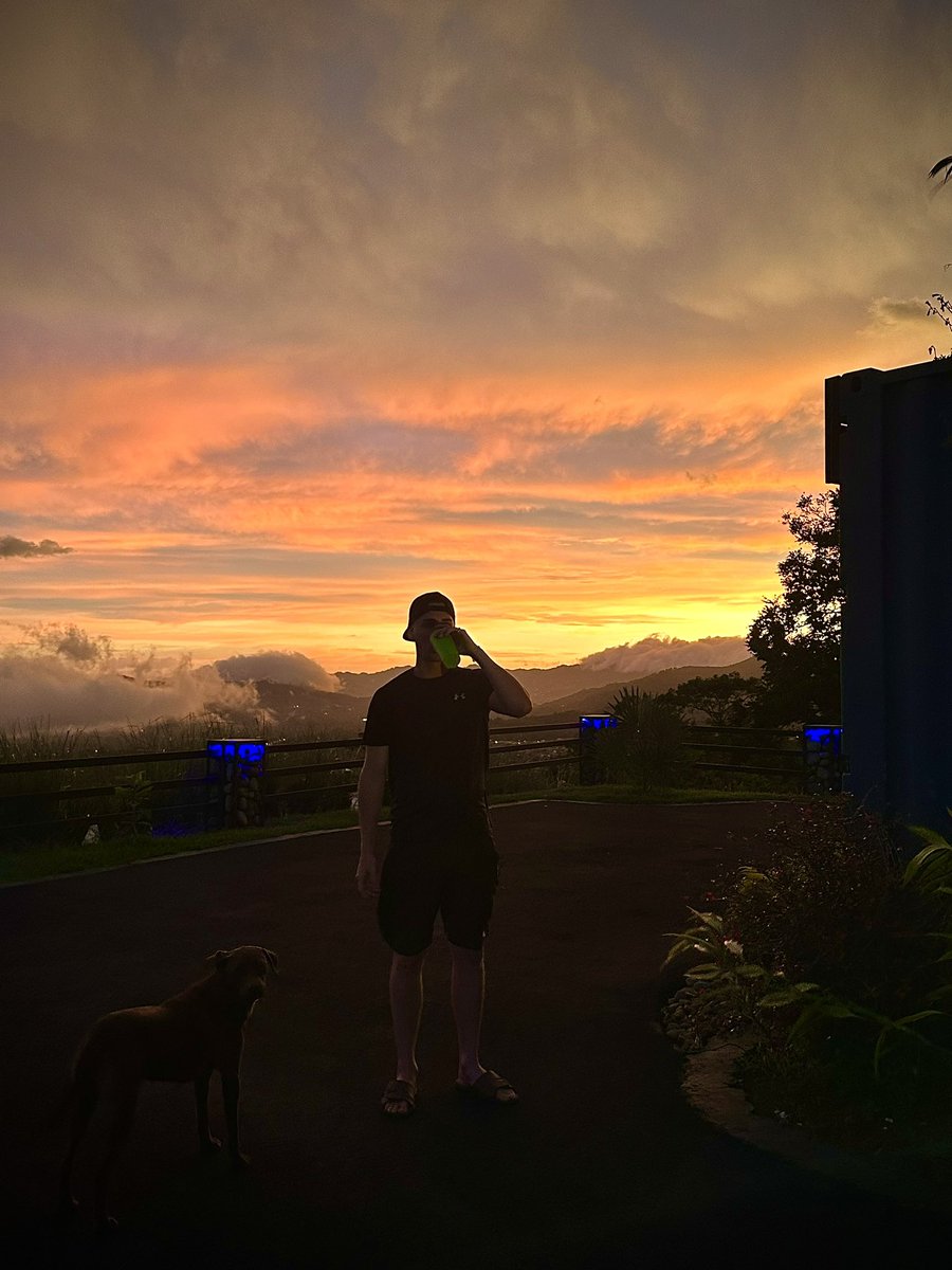 Sun sets in sarchi