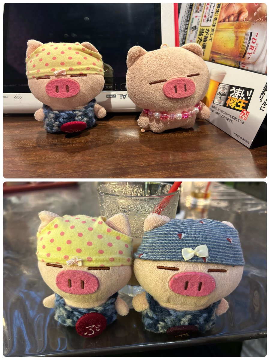 osafWikmbb5VVnK's tweet image. 【休日2日目】

通天閣へは超満員で登れなかったんだ…
そしてメインイベントぶたた会へ🐽

たくさんのぶたたと交流できてずっと笑いっぱなしの楽しい時間を過ごせたよ🐽

楽しい思い出とたくさんのお土産をいただき皆様ありがとうございました🐽

また、皆んなで会えますように🐽
#ぶたた