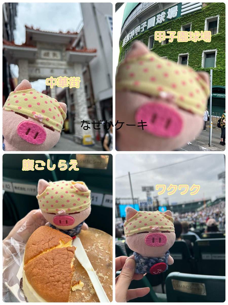 osafWikmbb5VVnK's tweet image. 【休日1日目】

前日の工房の徹夜作業で移動中は寝ていたオイラ🐽

ちょっと近過ぎない💦
ちょこっと観光へ🐽

夕方からはメインイベントのLIVE🐽
4年越しのお約束ライブだよ🐽
ちゅーぶぅ、誘ってくれてありがとうね🐽
雨が心配だったけど降らなくて花火も見られて感動のライブだったよ🐽

#ぶたた