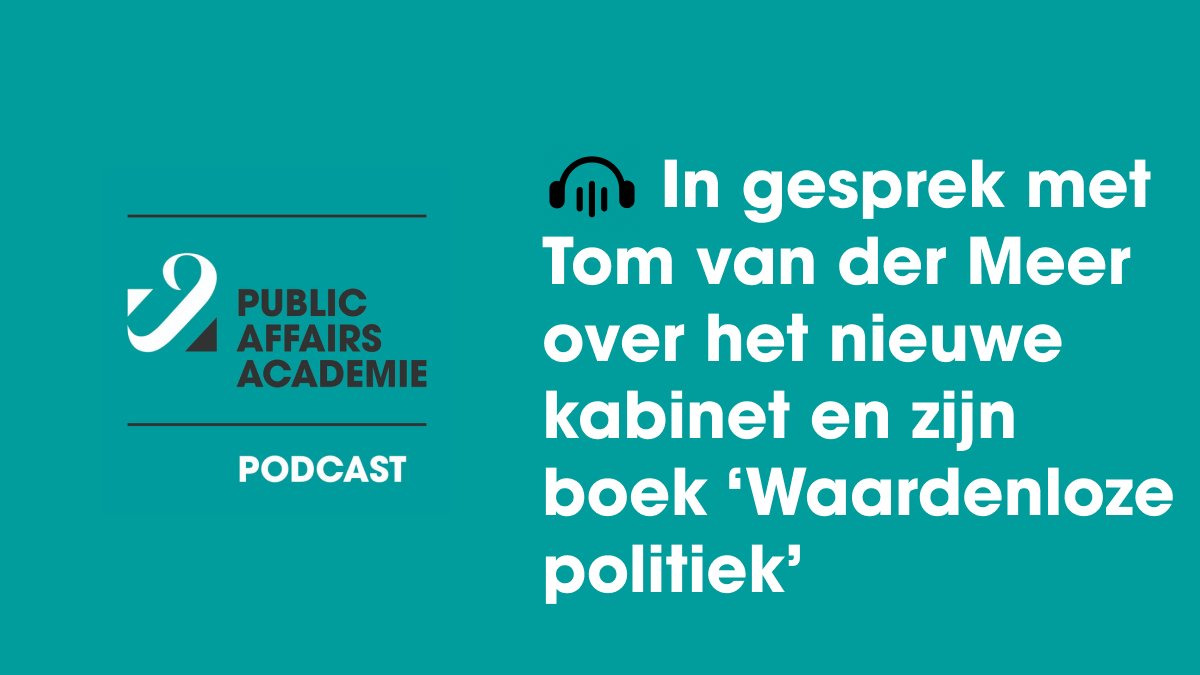 🎧𝗣𝗔 𝗔𝗰𝗮𝗱𝗲𝗺𝗶𝗲 𝗣𝗼𝗱𝗰𝗮𝘀𝘁 #𝟯𝟲 - 𝗜𝗻 𝗴𝗲𝘀𝗽𝗿𝗲𝗸 𝗺𝗲𝘁 𝗧𝗼𝗺 𝘃𝗮𝗻 𝗱𝗲𝗿 𝗠𝗲𝗲𝗿 𝗼𝘃𝗲𝗿 𝗵𝗲𝘁 𝗻𝗶𝗲𝘂𝘄𝗲 𝗸𝗮𝗯𝗶𝗻𝗲𝘁 𝗲𝗻 𝘇𝗶𝗷𝗻 𝗯𝗼𝗲𝗸 '𝗪𝗮𝗮𝗿𝗱𝗲𝗻𝗹𝗼𝘇𝗲 𝗽𝗼𝗹𝗶𝘁𝗶𝗲𝗸'
<a href="/TomWGvdMeer/">Tom van der Meer</a> <a href="/keesbroere/">Kees Broere</a> 👇
pa-academie.nl/podcast-36-pod…