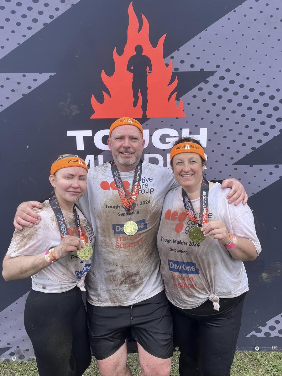 northerncase's tweet photo. This past weekend, our incredible team at Northern Case Management took on the ultimate challenge at @ToughMudder in aid of #DayOneTraumaSupport!

If you would still like to donate, follow the link below:
https://t.co/vQbuHGanlV

#ToughMudder 🦾 https://t.co/sjTP9eSNsU
