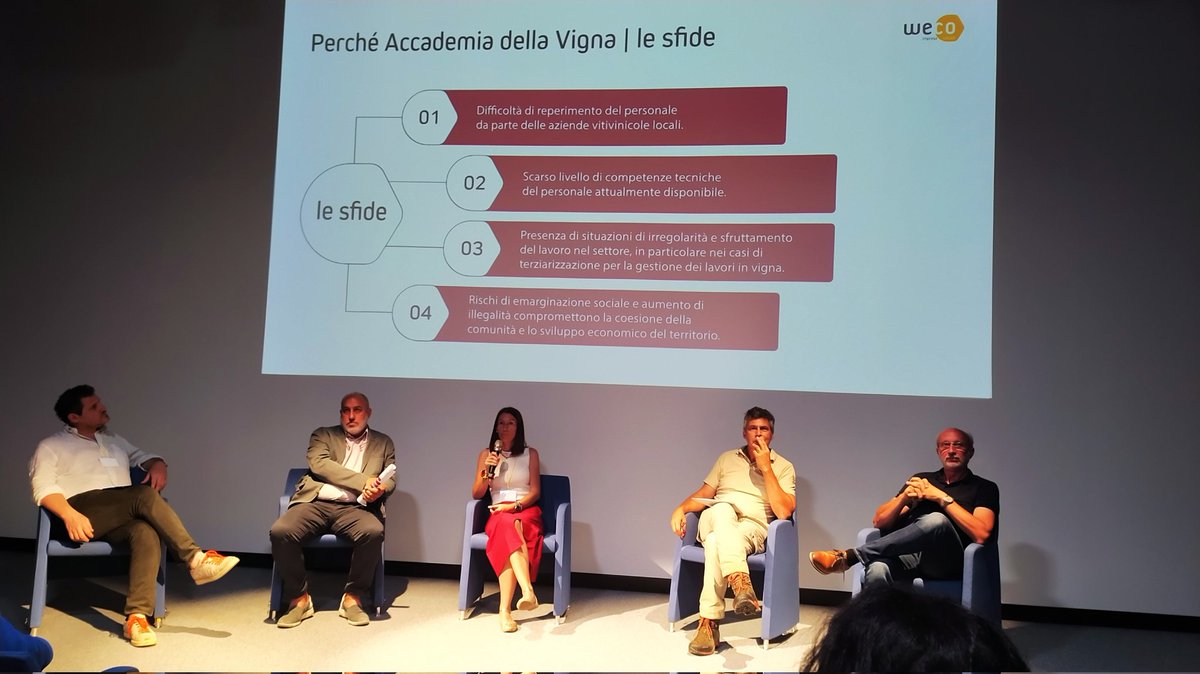 MILLEVIGNE (@millevigne) on Twitter photo #accademiadellavigna la prima academy ad impatto sociale sulla viticoltura. #weco #accademiadellavigna la prima academy ad impatto sociale sulla viticoltura. #weco