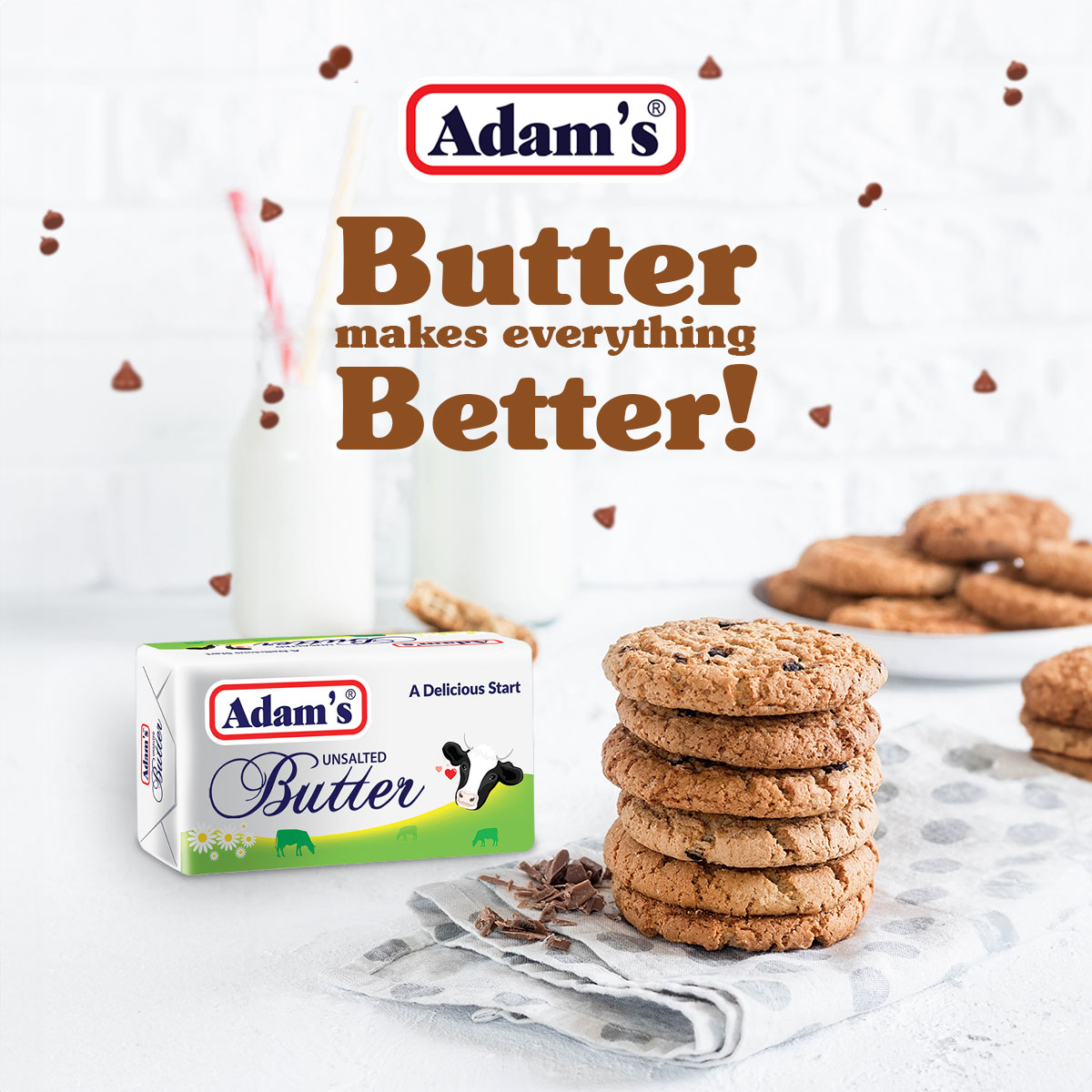 Experience the creamy perfection of butter Cookies made with Adam’s ...