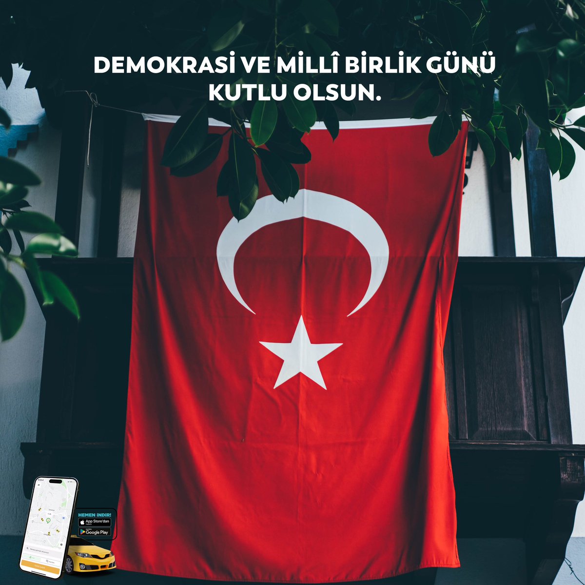 Taksimapptr's tweet photo. Taksim ailesi olarak ülkemizin demokrasi mücadelesinde şehit düşen kahramanlarımızı saygı ve minnetle anıyoruz. Demokrasiye inancımızı ve milli birliğimizi ilelebet koruyacağız. 🇹🇷 https://t.co/wnCURroPAL