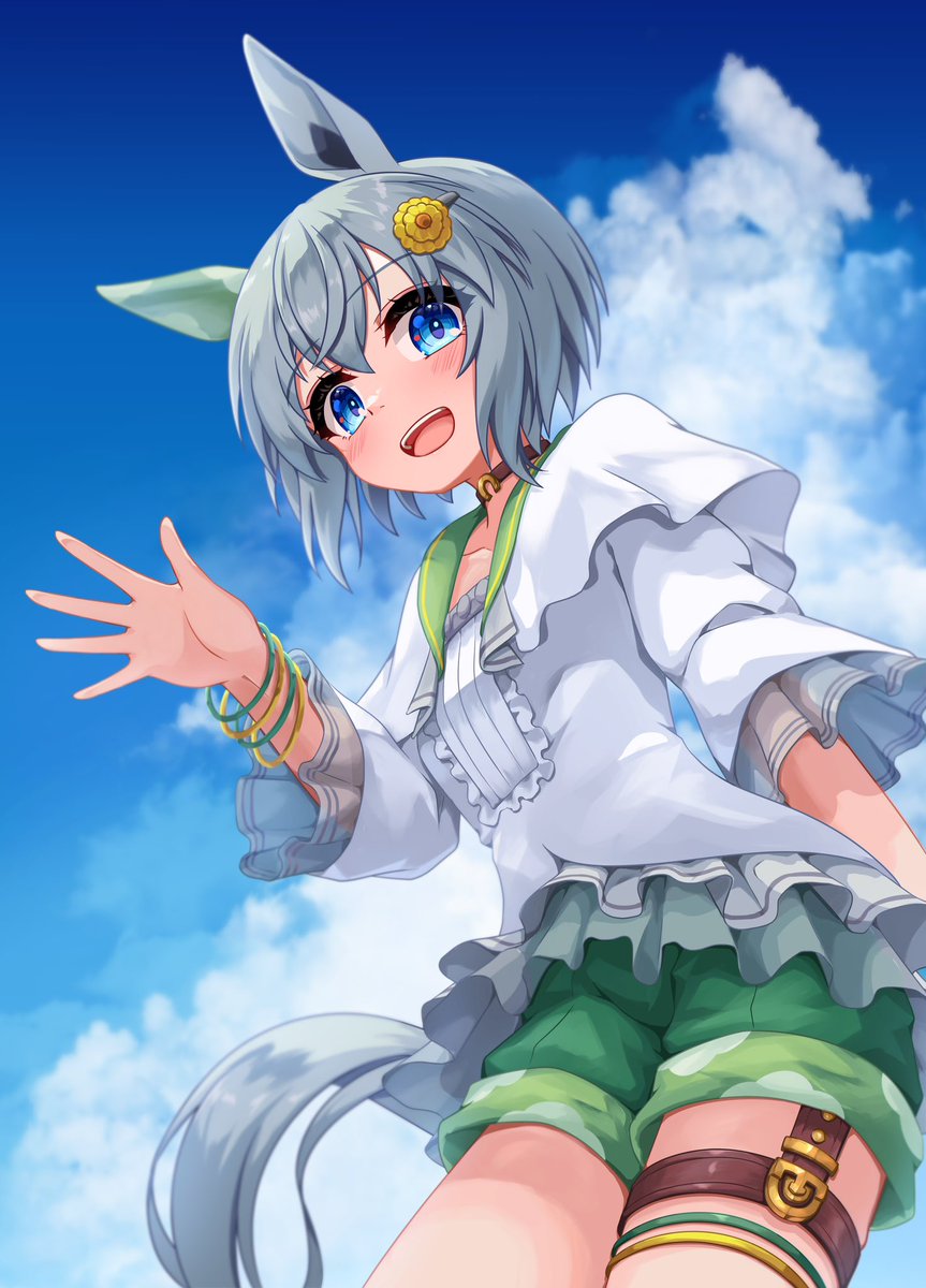 #三連休はフォロワーさんが増えるらしい
セイちゃんとシュヴァルを描いてます!!!
夏コミではこの2人の本も出ます! 