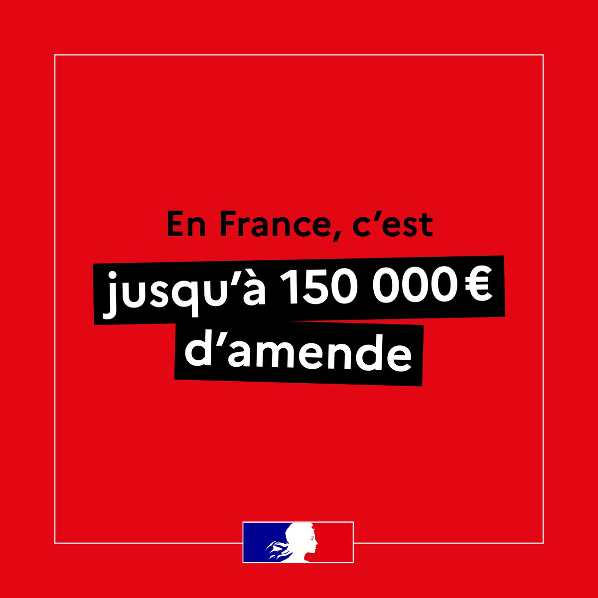CDAD_68's tweet photo. ✋ L’achat d’actes sexuels est interdit en France. 
Il est passible d’une amende allant de 1 500 à 150 000€ 
et d’une peine d’emprisonnement lorsque la victime est mineure. https://t.co/wXTpmwHB0h