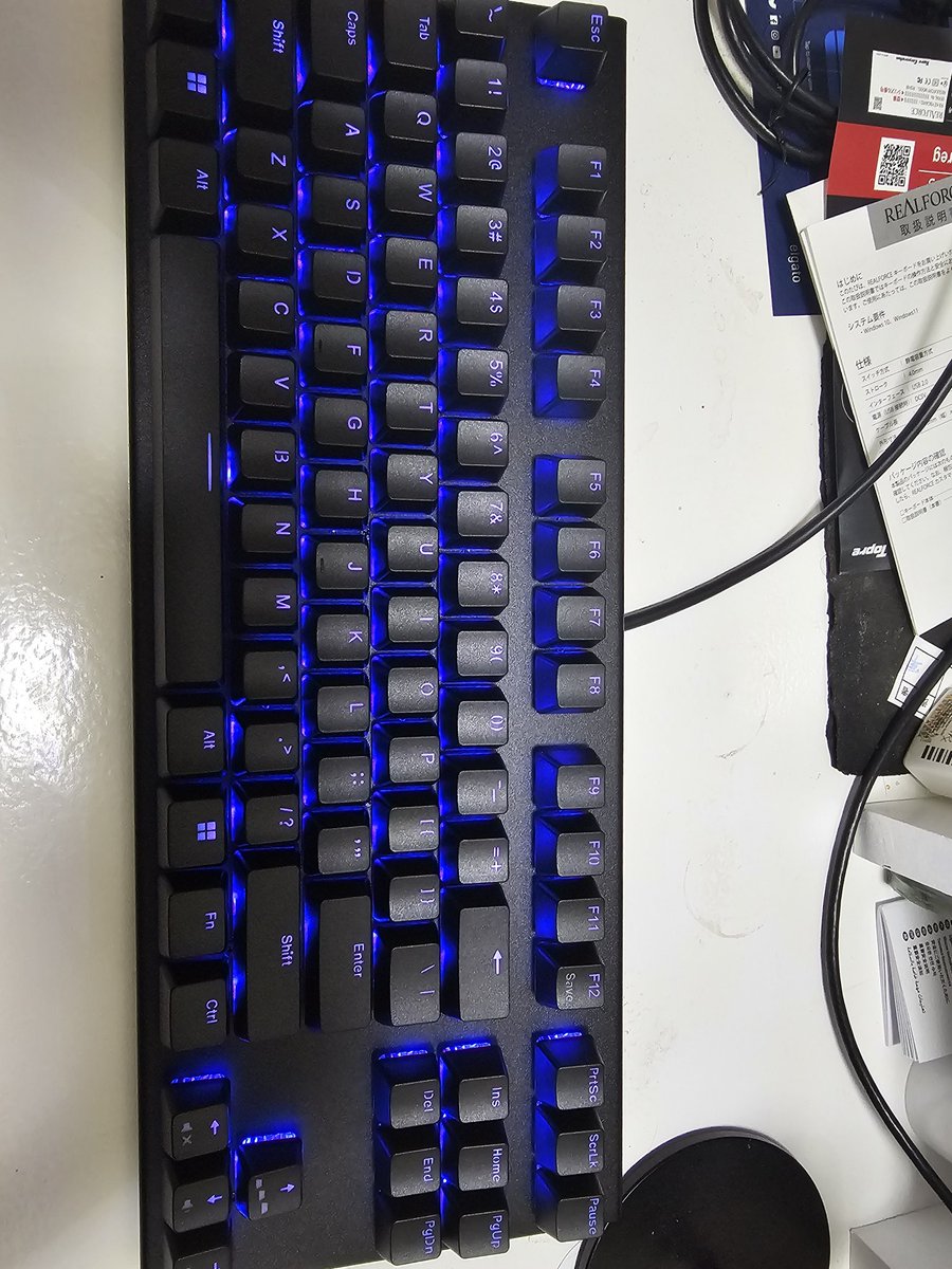 MoplyMat's tweet photo. I got my realforce GX1!!! Im loving it so far, unboxing and review soon- https://t.co/oGV0HCEEhY