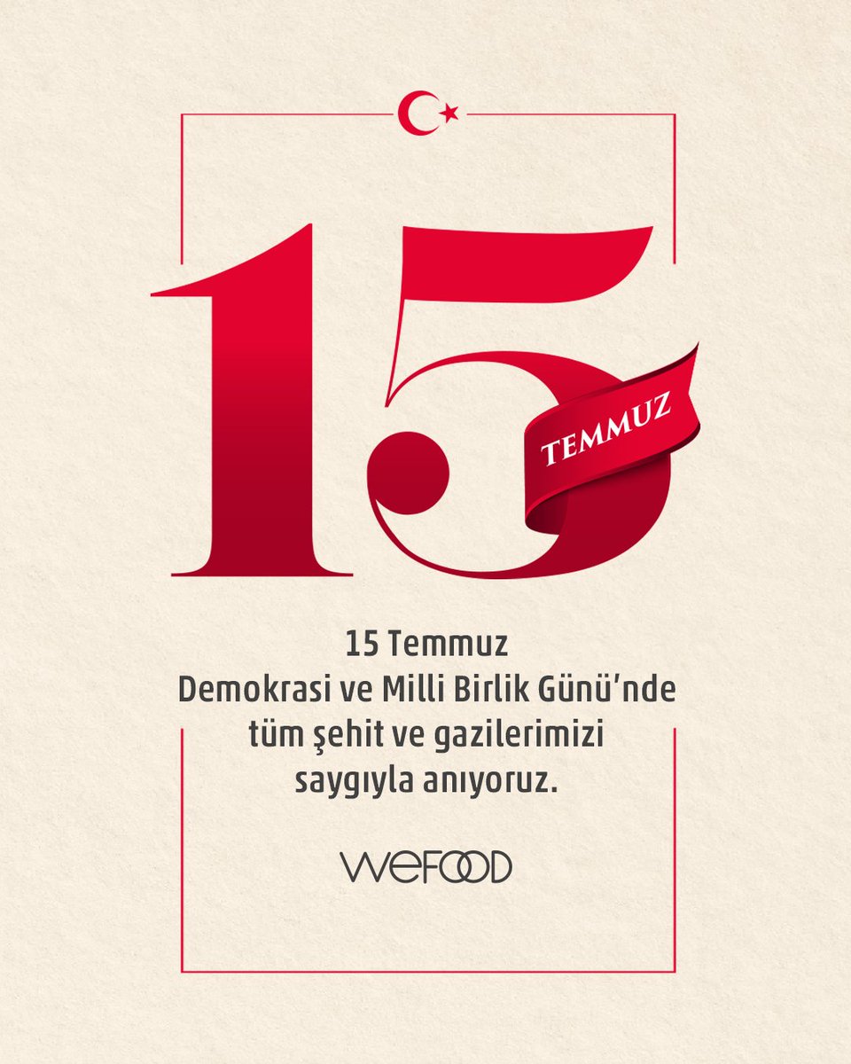 15 Temmuz Demokrasi ve Milli Birlik Günü’nde tüm şehit ve gazilerimizi saygıyla anıyoruz…