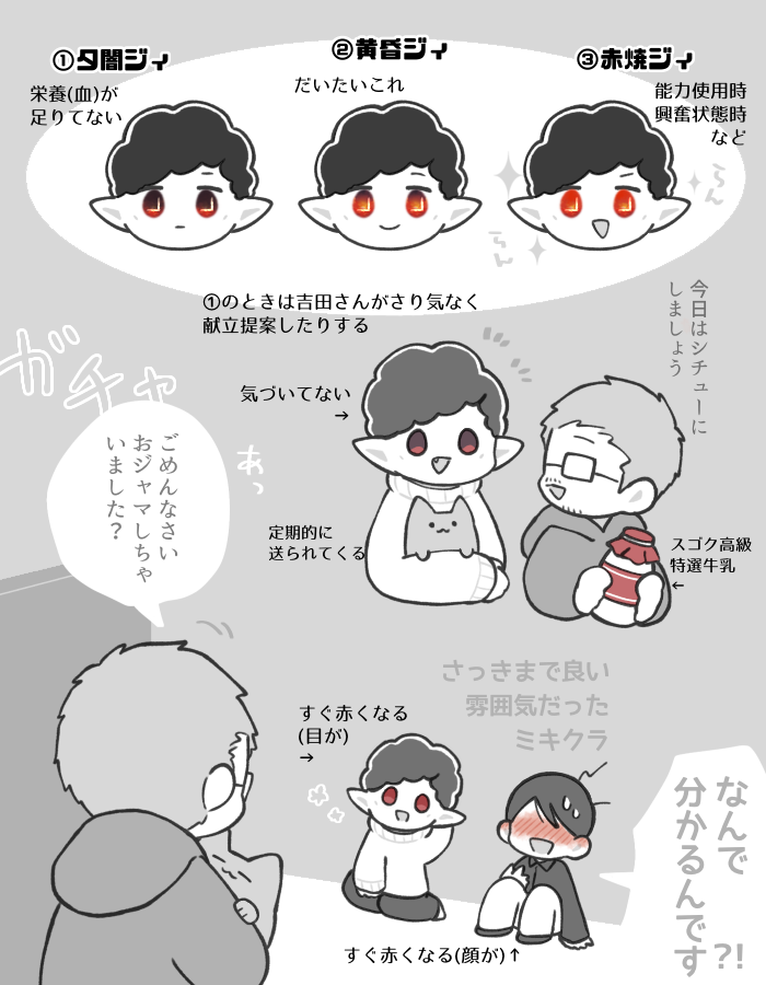 えんえんクラさんの目に想いを馳せてます楽しい~!(ちょっとだけミキクラ) 
