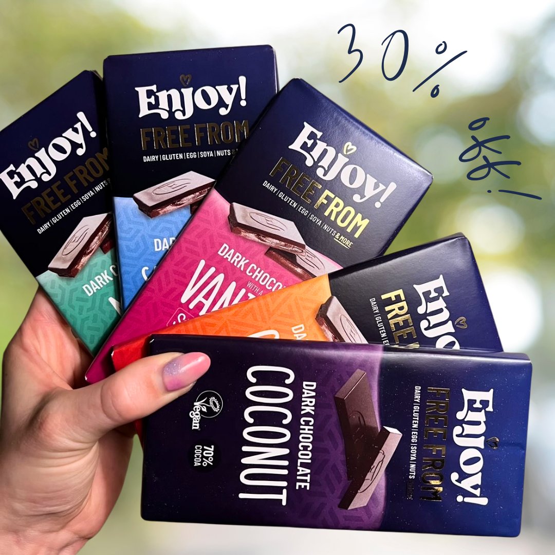 Did someone say 30% off everything*? 🤩

📷 girl_what_the_fork

Use the code CHOC30 at the checkout!

*Please note, this does not include boxes of 12 bars or gift vouchers. Sale ends at 9pm on Friday 19th July.

#chocolatesale #veganchocolate #freefromchocolate