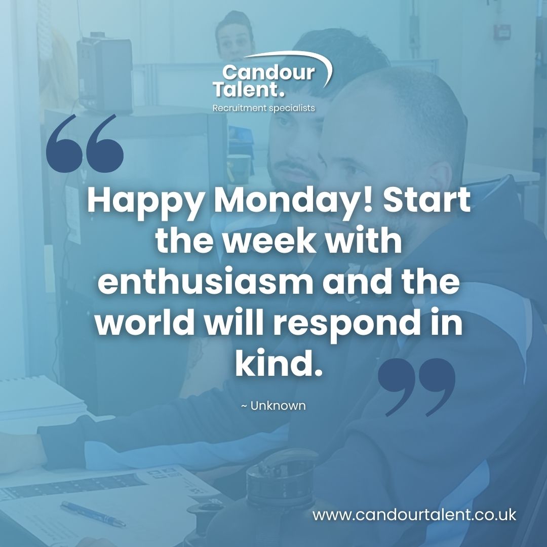 🌟 Happy Monday, everyone! 🌟We believe that a positive attitude is the first step to success. Whether you're looking for your dream job or the perfect candidate, let's tackle this week with energy and optimism. 💪✨#MotivationMonday #Recruitment #JobSearch #CareerGrowth #Career