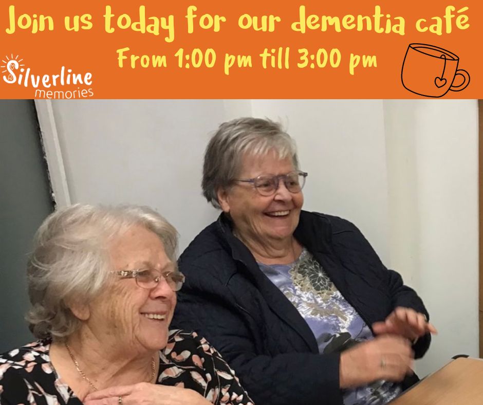 Join us today for our dementia café from 1:00 pm till 3:00 pm. Friends and family are welcome to join and if you know anyone who would love to join you can refer them onto our online website at 
silverlinememories.com