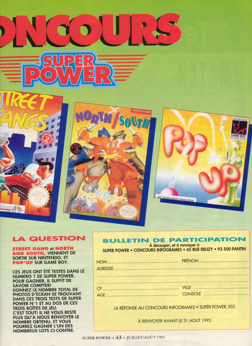 AllmightoFranky's tweet photo. Et on termine cette soluce complète de #SnakeRevenge sur #NES avec la base finale!! De la pub pour l'adaptateur #GameKey, et le grand concours #SuperPower/#Infogrames! A demain pour la suite du mag!! 5/5 https://t.co/nEcIsi32GI