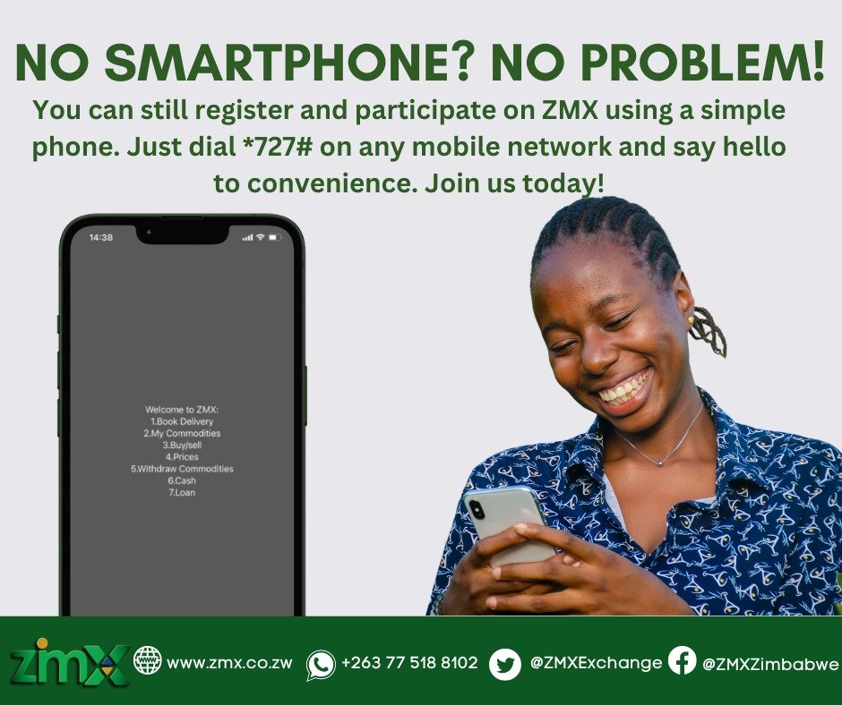 Get empowered through agricultural Commodity trading with ZMX, the all in one platform that helps you to #BUY, #SELL, #BOOK a delivery and acquire a #LOAN.
#musikawenyu #umkambowenu #yourmarketplace
HAPPY NEW WEEK!