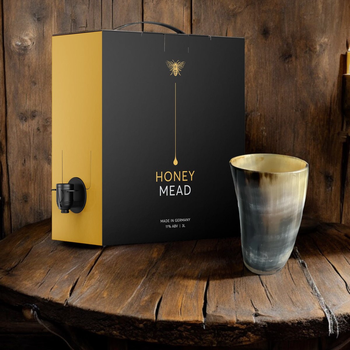 HonigUk's tweet photo. Something VERY Exciting is COMING SOON…

Our brand new ‘3 Litre’ Classic Honey Mead Box! - Equivalent to 4 x 75cl Bottles!*

Pre-Order will open very soon, shipping within 8-10 weeks!

*Buffalo Horn Cup Sold Separately.

Shop at: https://t.co/IvXmyGbjJm https://t.co/DXn0wjMJXz