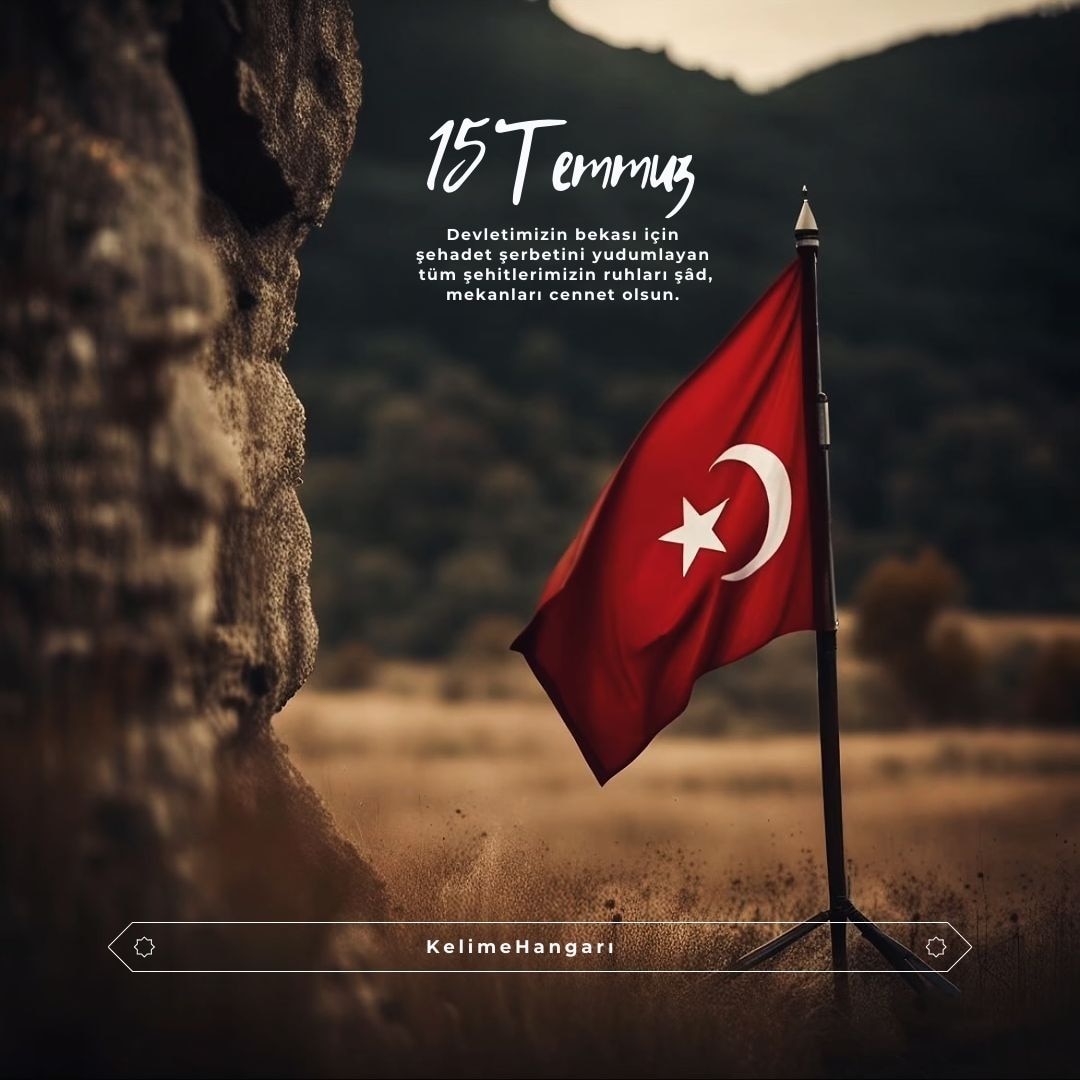 enversocu's tweet photo. Bayrağa el uzatanın eli değil başı kesilsin
Bu devletin yeniçerisi bitmez oğul
Devletimiz payidardır bu böyle bilinsin
Dikkat et münafıktaki fitne tohumu bitmez oğul

Âlî Efresyâb 

#15Temmuz #darbe https://t.co/QYCZI8pmTu