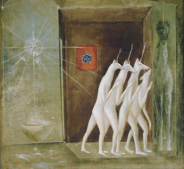 Leonora Carrington. "The 4706th Floor," 1958.