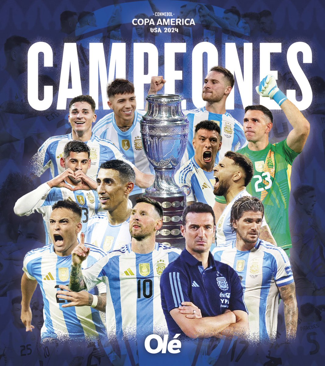 CAMPEONES DE AMÉRICA (OTRA VEZ). 😎🇦🇷