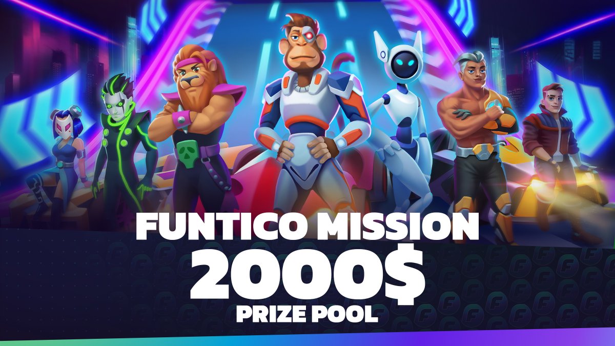 📢 $2,000 USDT in Rewards - <a href="/Funtico_com/">Funtico</a> Launch 

Complete all tasks on <a href="/DMissionZone/">dmission.me</a>  to be in the running for rewards – it's not just for those who finish first or rank at the top! 🙌

Reward Distribution (LUCKY DRAW) 🍀

💵 $1,000 RANDOMLY for 20 winner slots with 50 USDT each