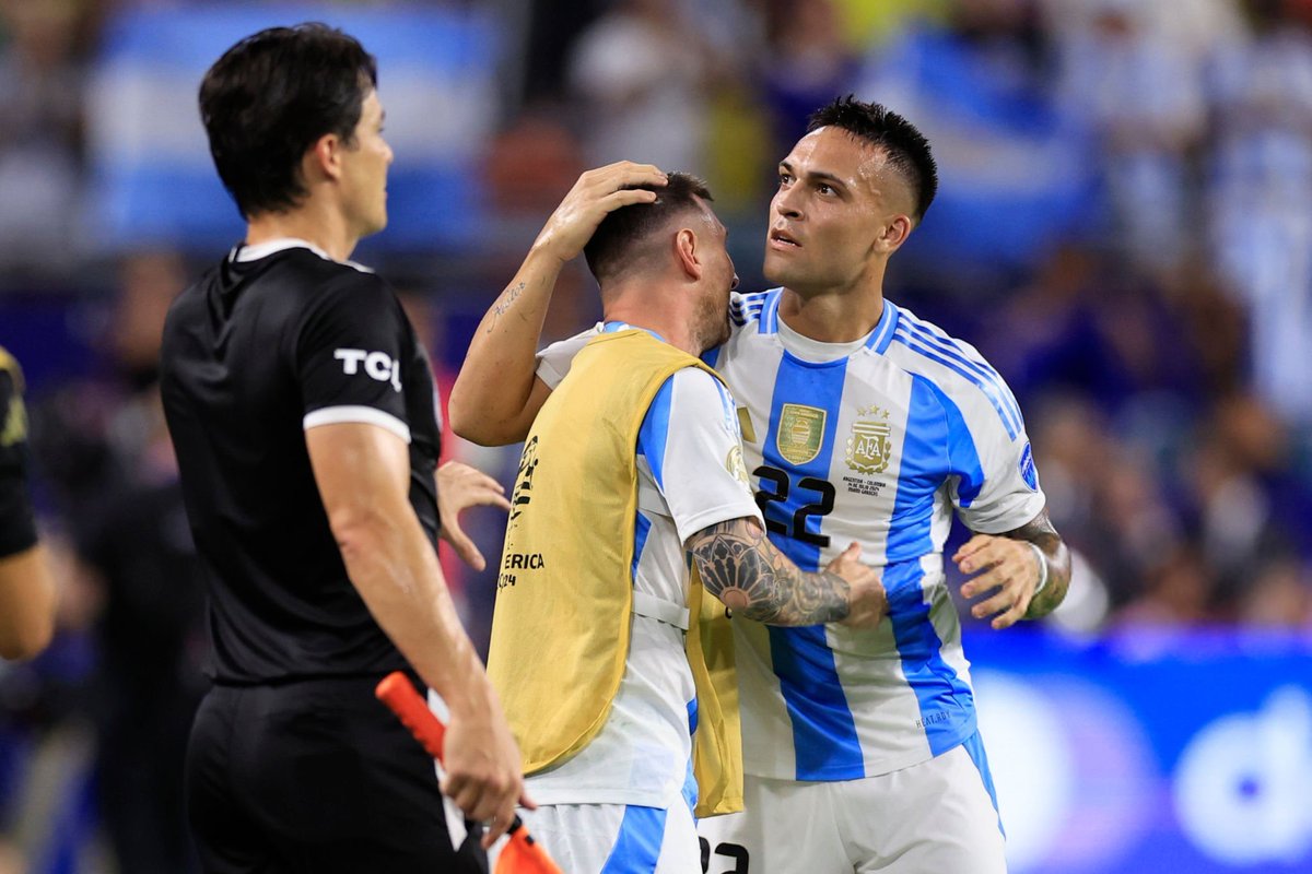 ElSoultani's tweet photo. BACK-TO-BACK 🏆🏆

ARGENTINA IS YOUR COPA AMÉRICA CHAMPION!!!!!! 🇦🇷🇦🇷 https://t.co/ZiEY1KF2X9