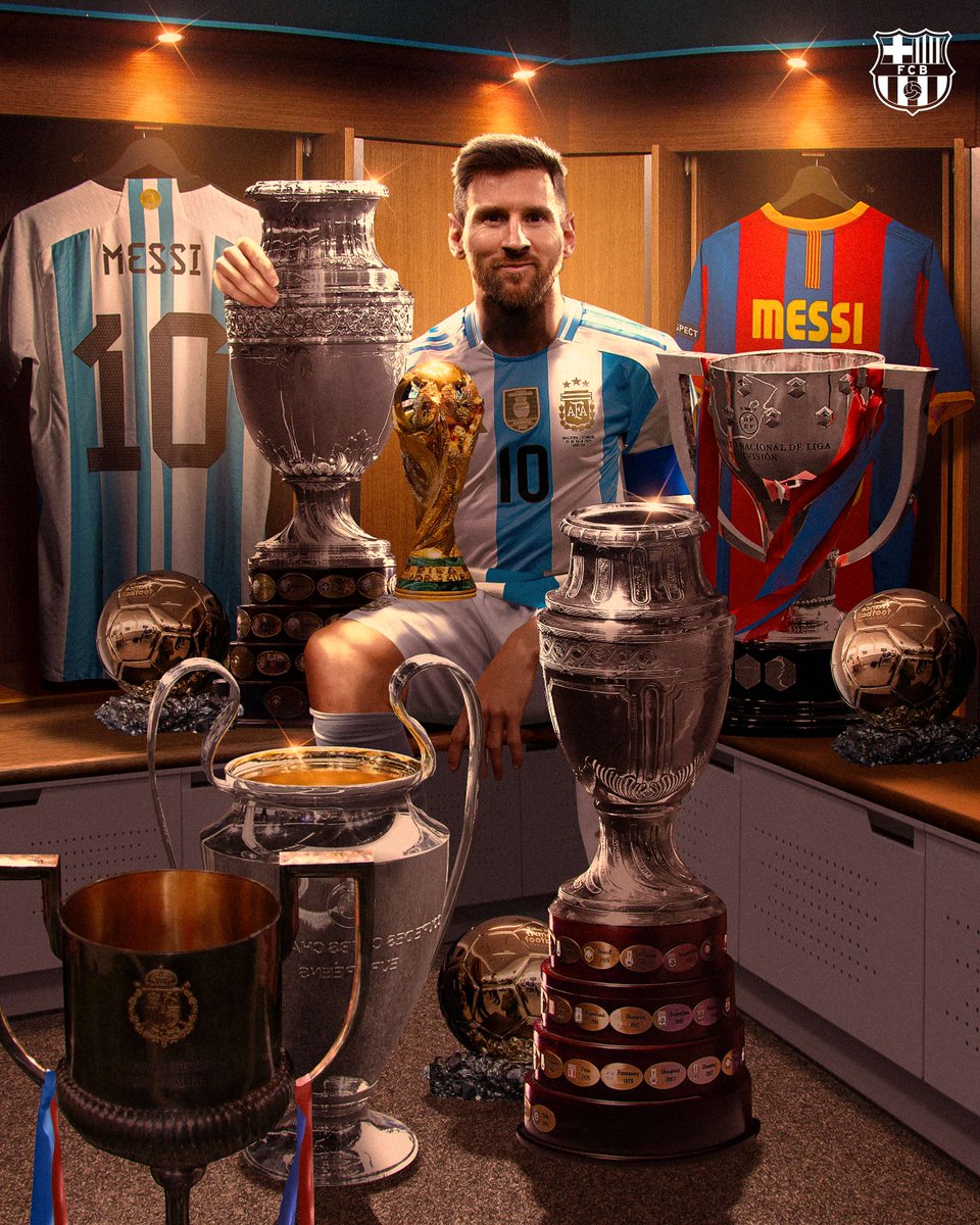 🐐 Un trofeu més per a la col·lecció del millor de la història. 
🏆 Felicitats, Leo!