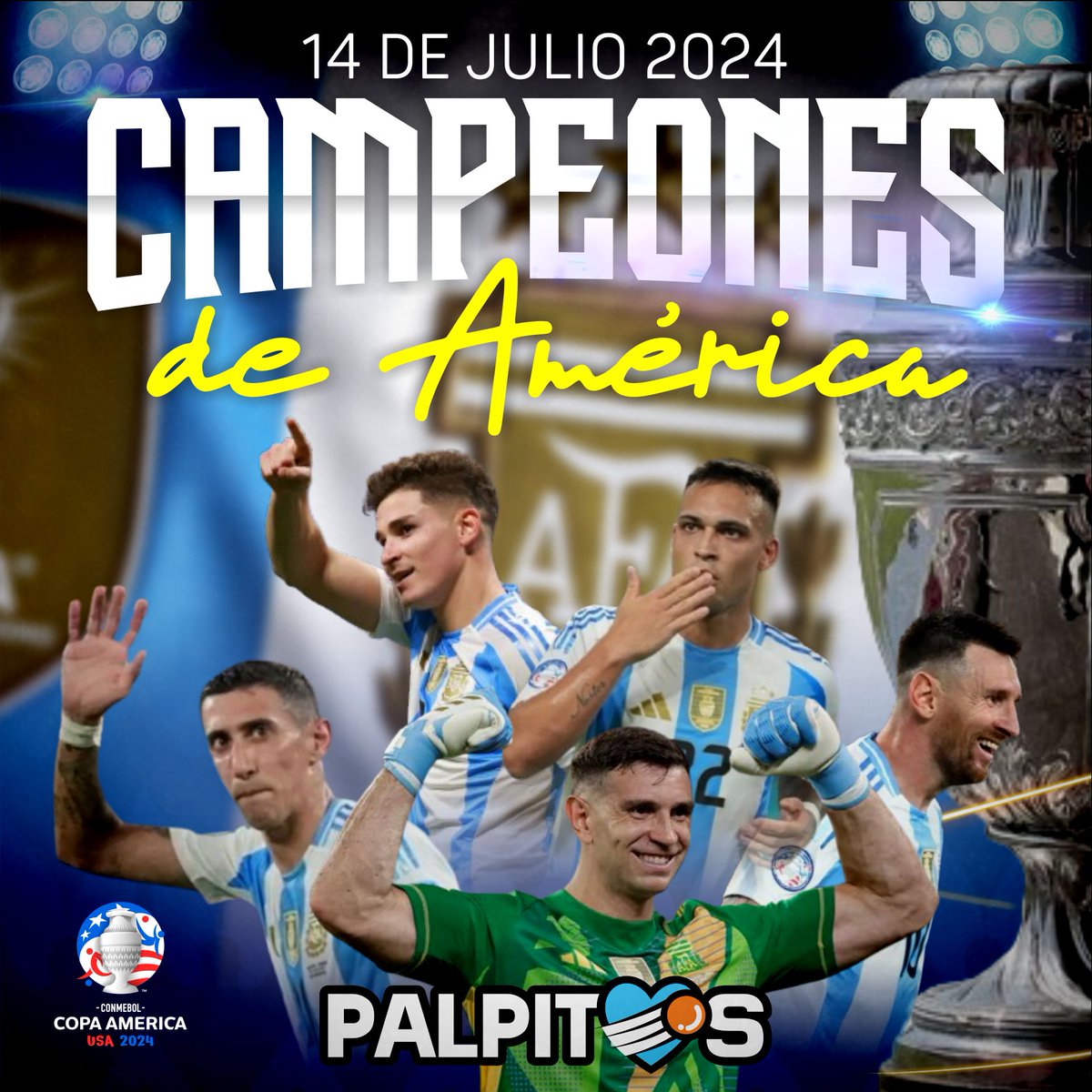 Palpitosok's tweet photo. Otra vez... ¡Campeones! 🏆 https://t.co/v6YqZC60lW