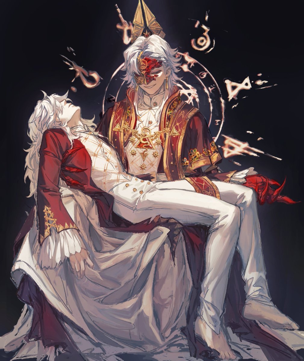 L_kui03's tweet image. 哀悼残月
#Ithanatha #夜骨 #イタ兄