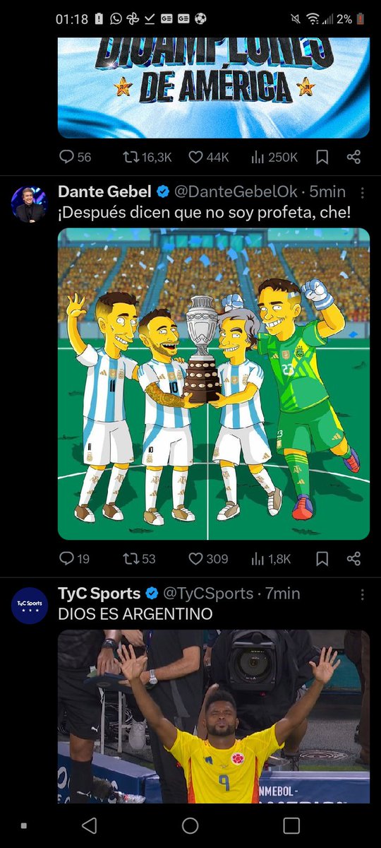 Vibeh10's tweet photo. @TyCSports Las oficinas de Dios estan en Argentina jaja https://t.co/IzRExnqeiS